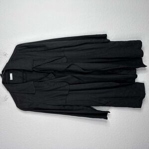 Gentle Fawn Coat Womens XS Black Collared Goth Grunge Witchy Trench